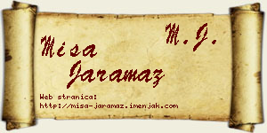 Miša Jaramaz vizit kartica